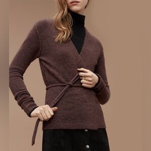 Aritzia Wilfred Free Gigi Wrap Sweater
